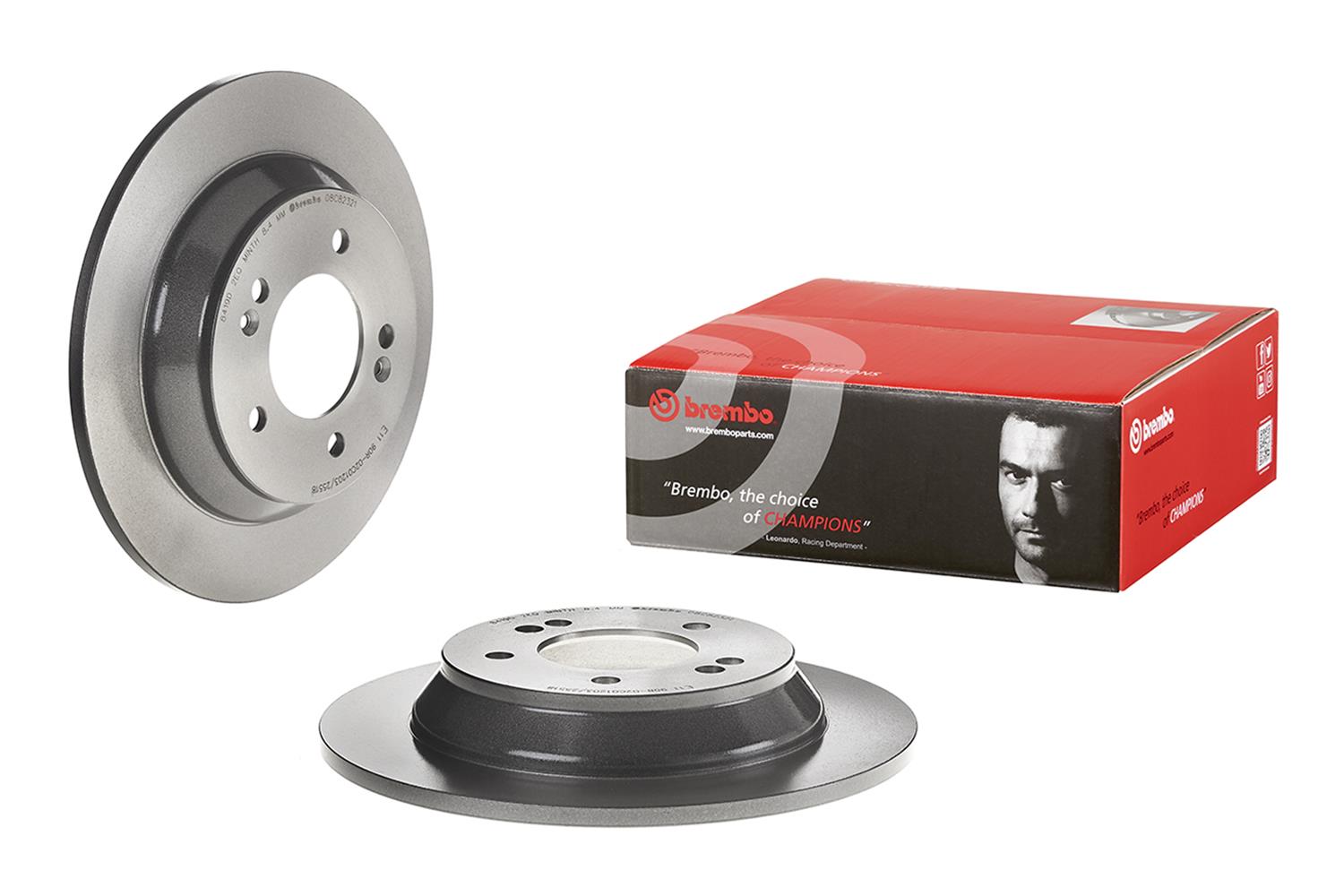 Brembo Premium UV Coated Brake Rotors 08C82321