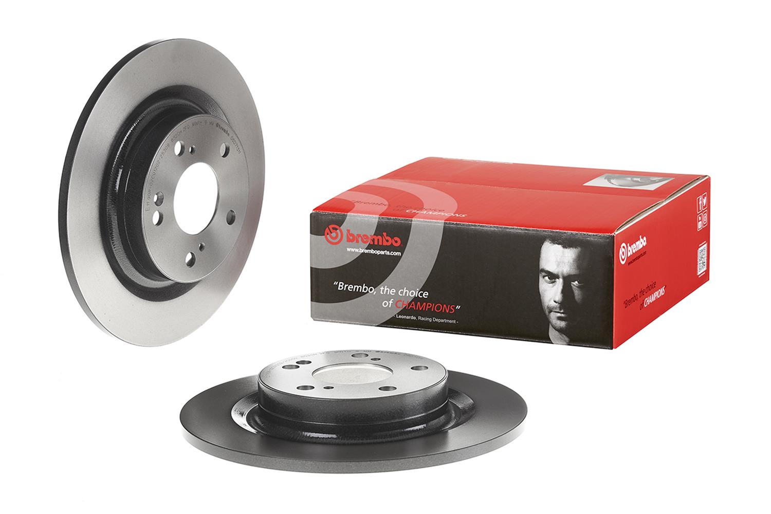 Brembo Premium UV Coated Brake Rotors 08D71311