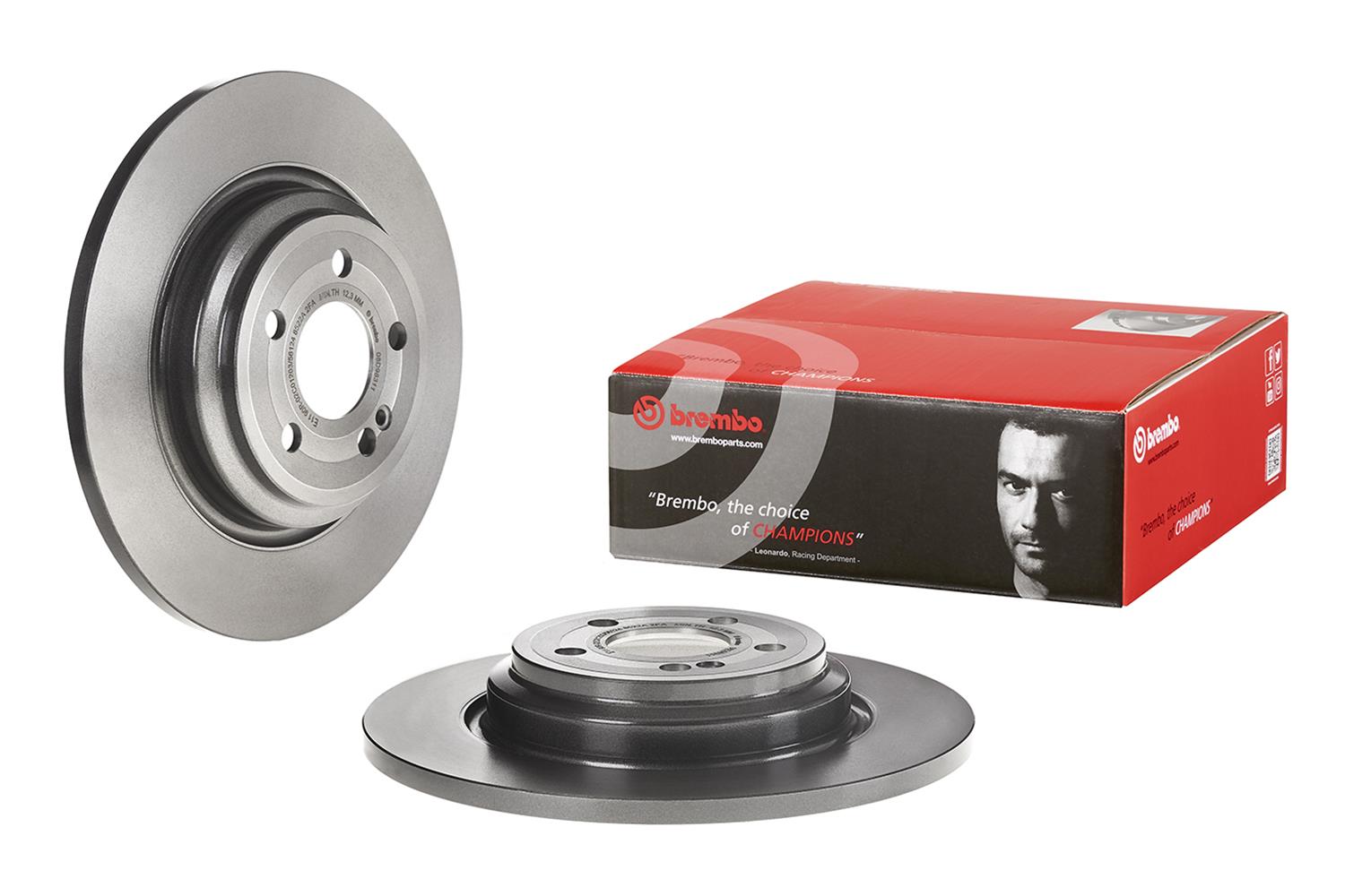 Brembo Premium UV Coated Brake Rotors 08D98311