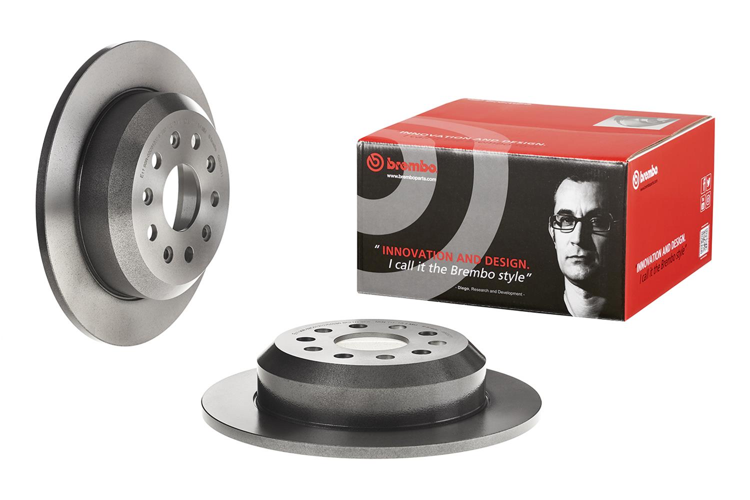Brembo Premium UV Coated Brake Rotors 08N35211