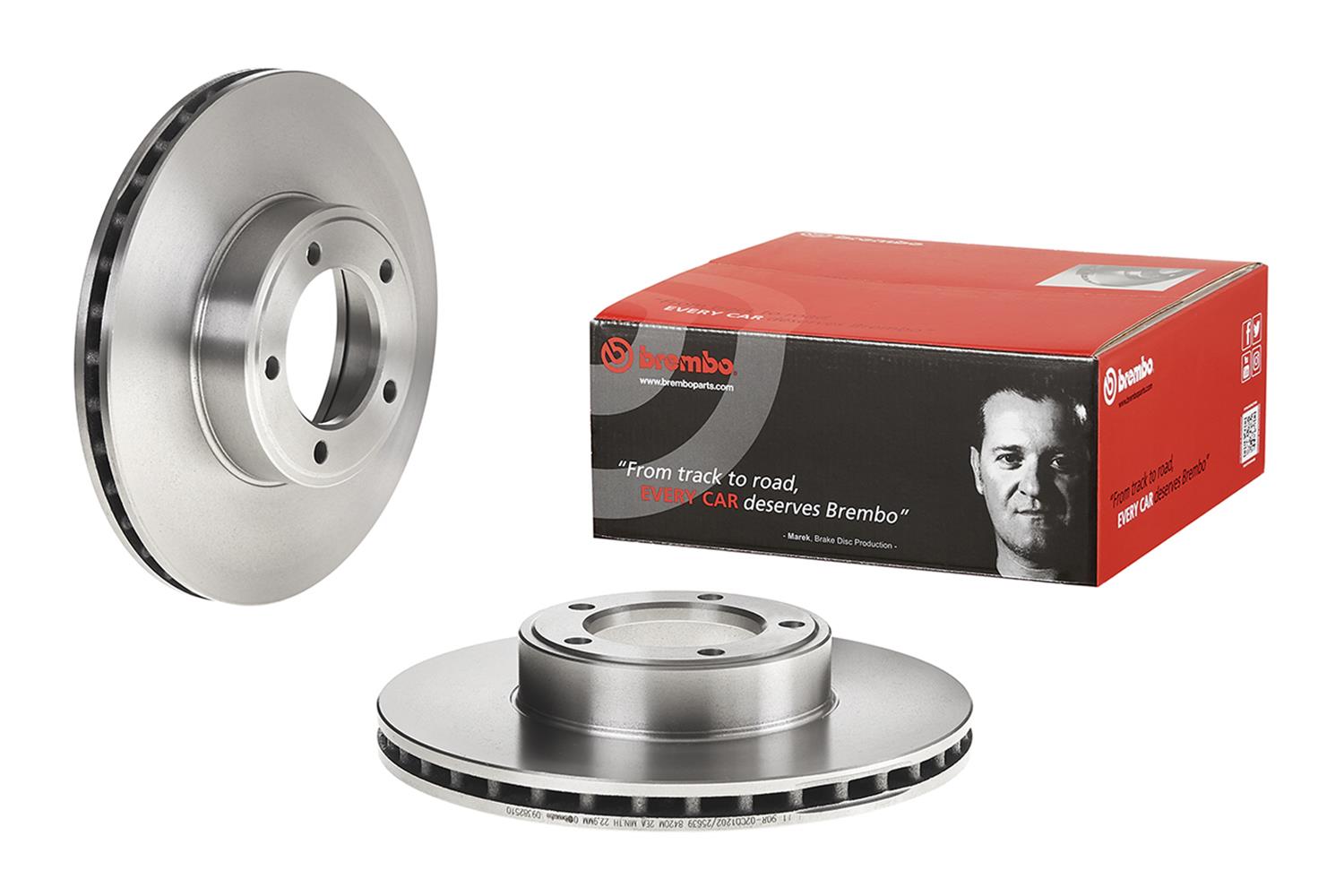 Brembo Premium UV Coated Brake Rotors 09.3825.10