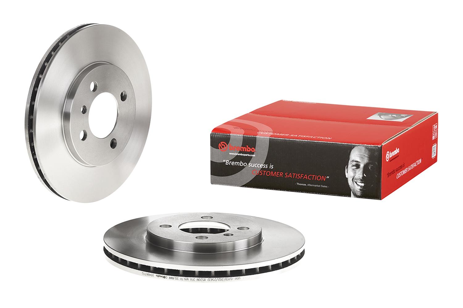 Brembo Premium UV Coated Brake Rotors 09.4883.10