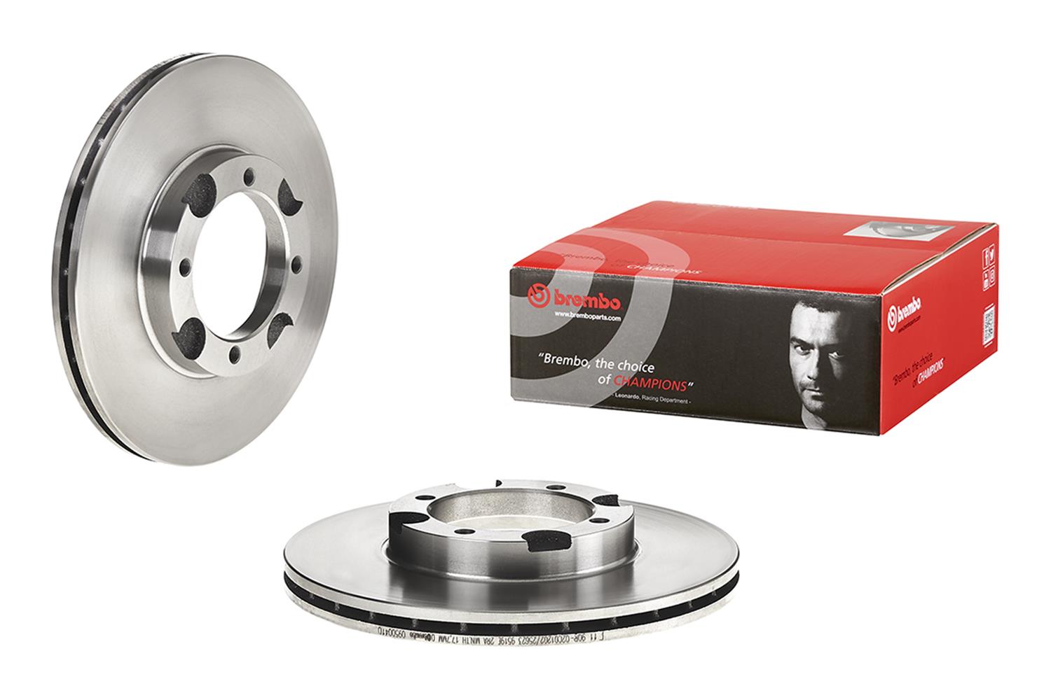 Brembo Premium UV Coated Brake Rotors 09.5004.10