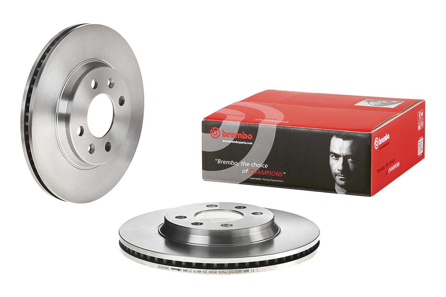 Brembo Premium UV Coated Brake Rotors 09.5035.10