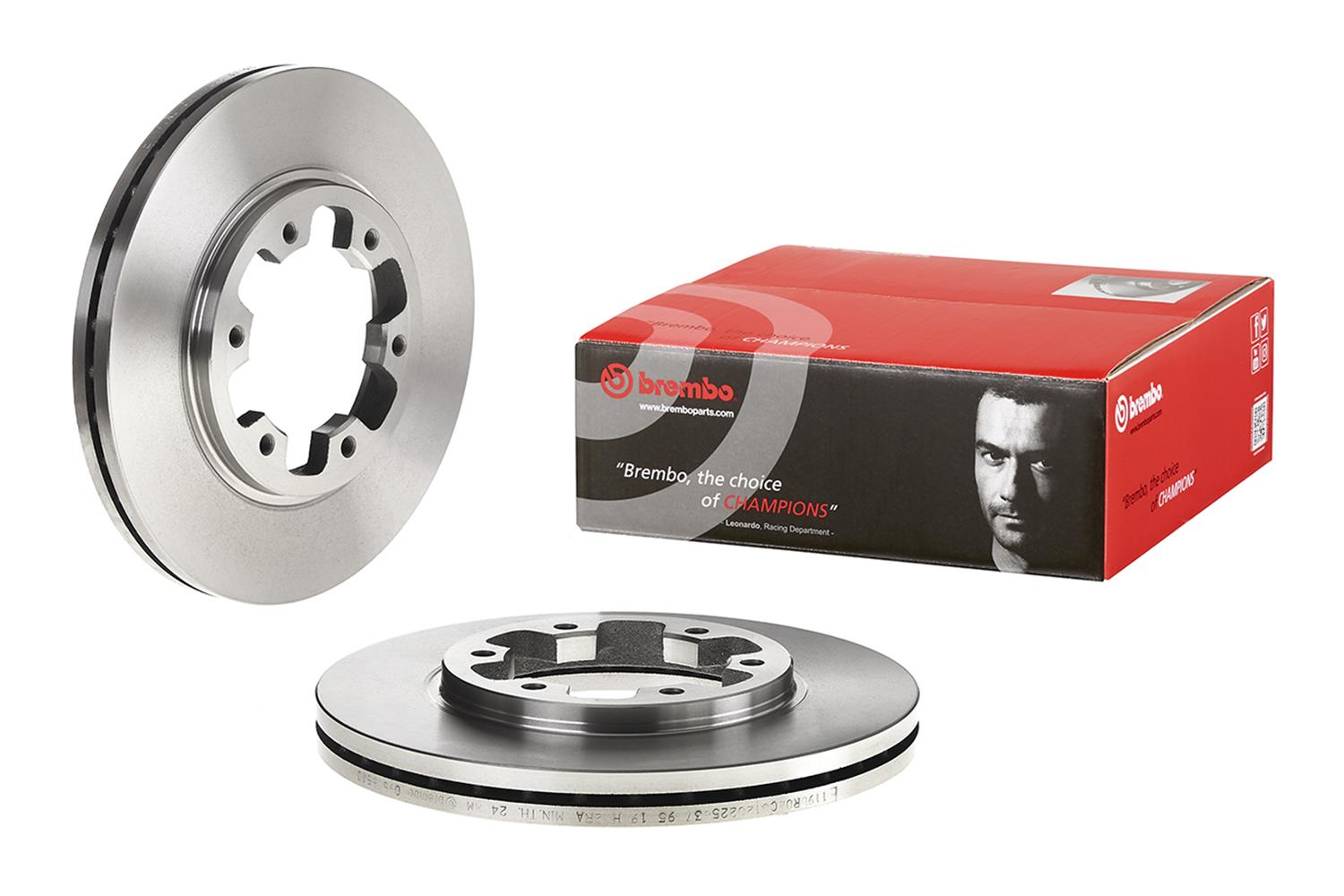 Brembo Premium UV Coated Brake Rotors 09.5055.10