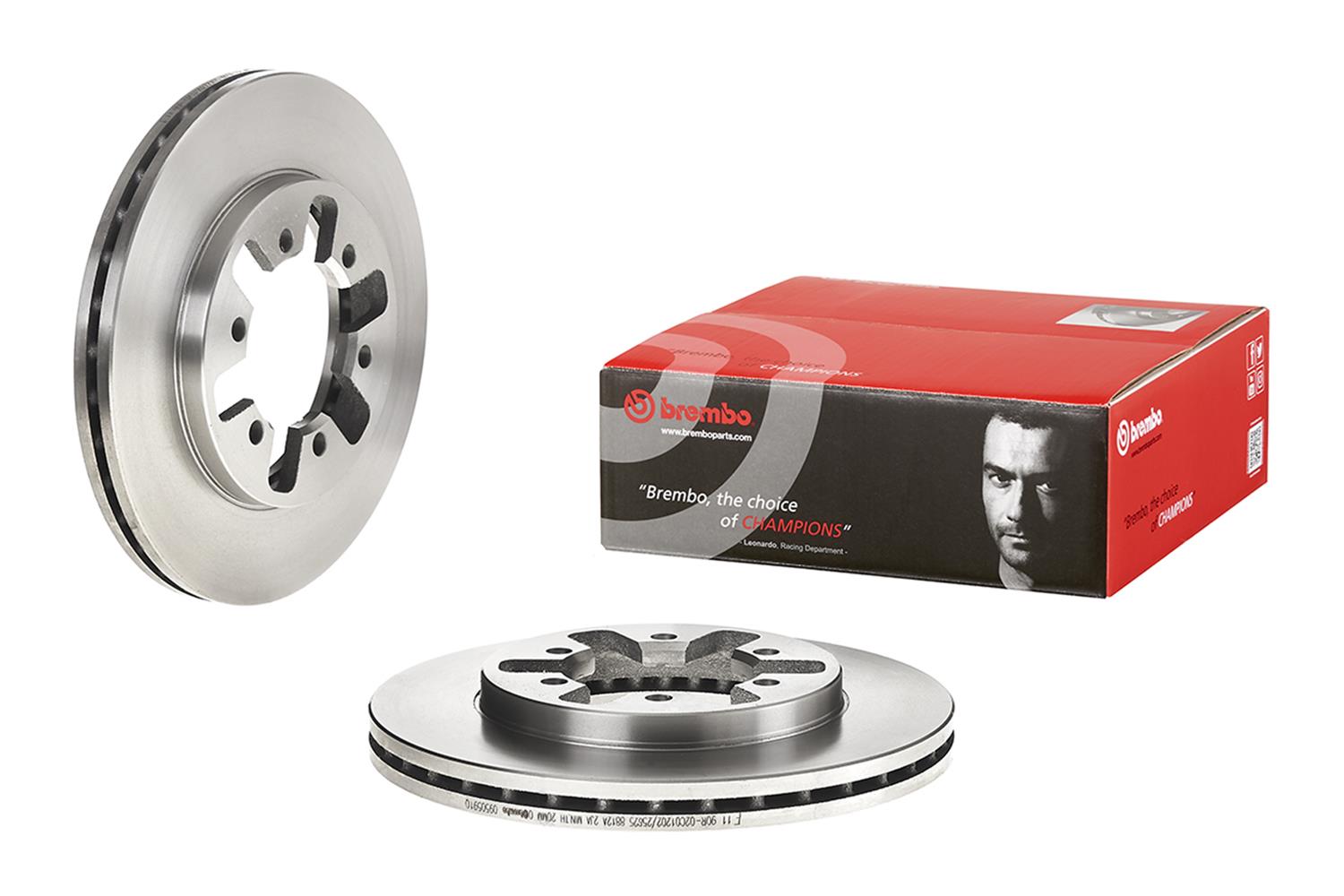 Brembo Premium UV Coated Brake Rotors 09.5059.10