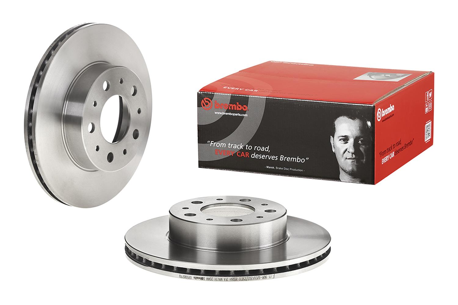 Brembo Premium UV Coated Brake Rotors 09.5082.10