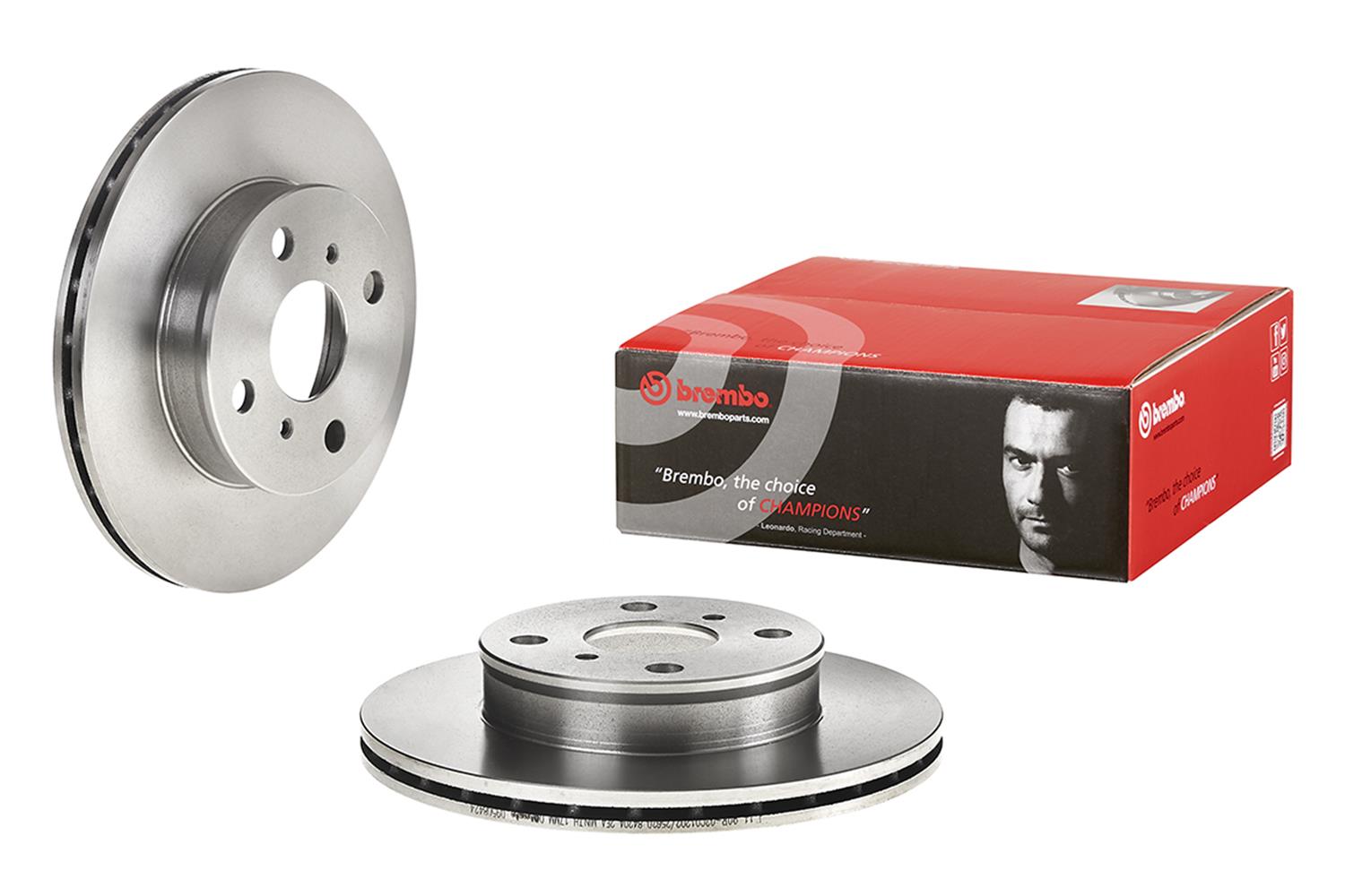 Brembo Premium UV Coated Brake Rotors 09.5084.24