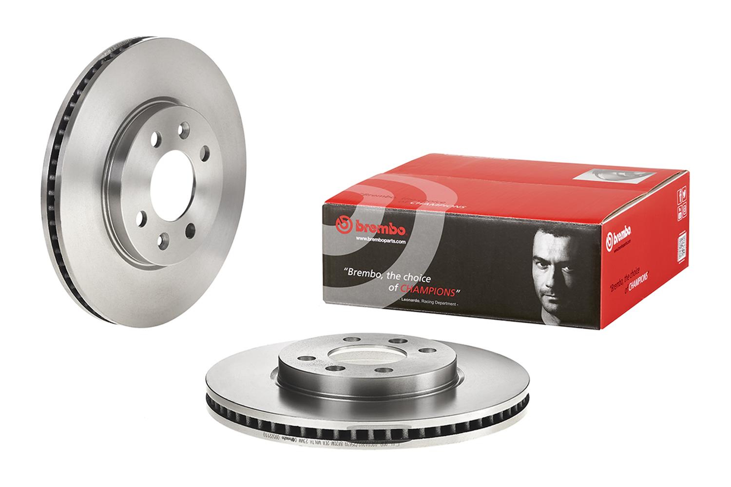 Brembo Premium UV Coated Brake Rotors 09.5221.10