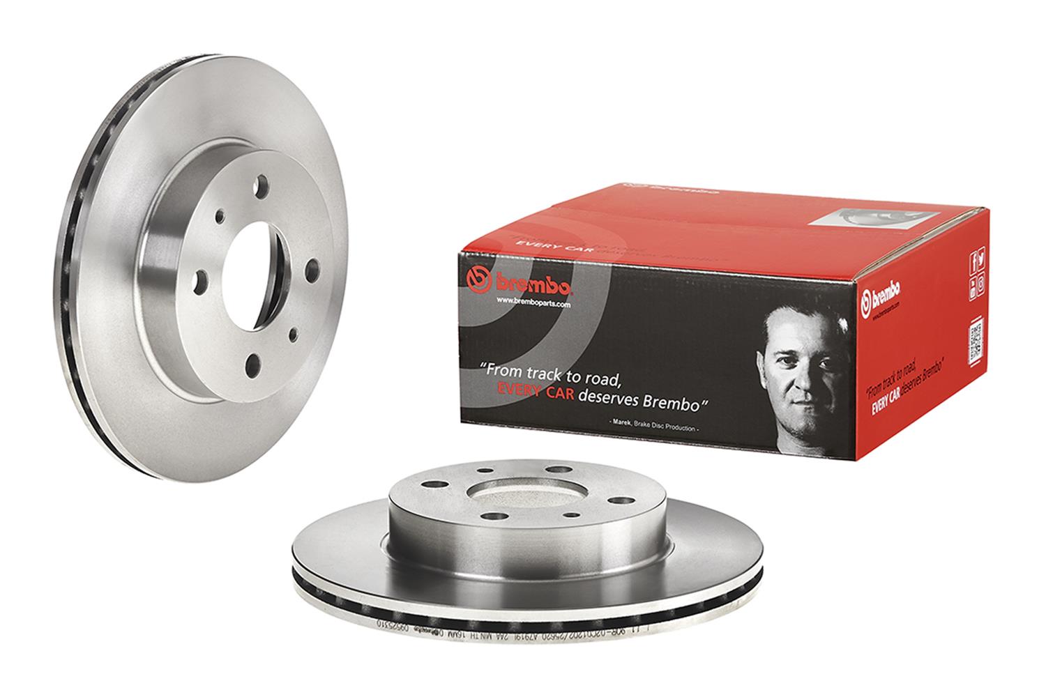 Brembo Premium UV Coated Brake Rotors 09.5253.10