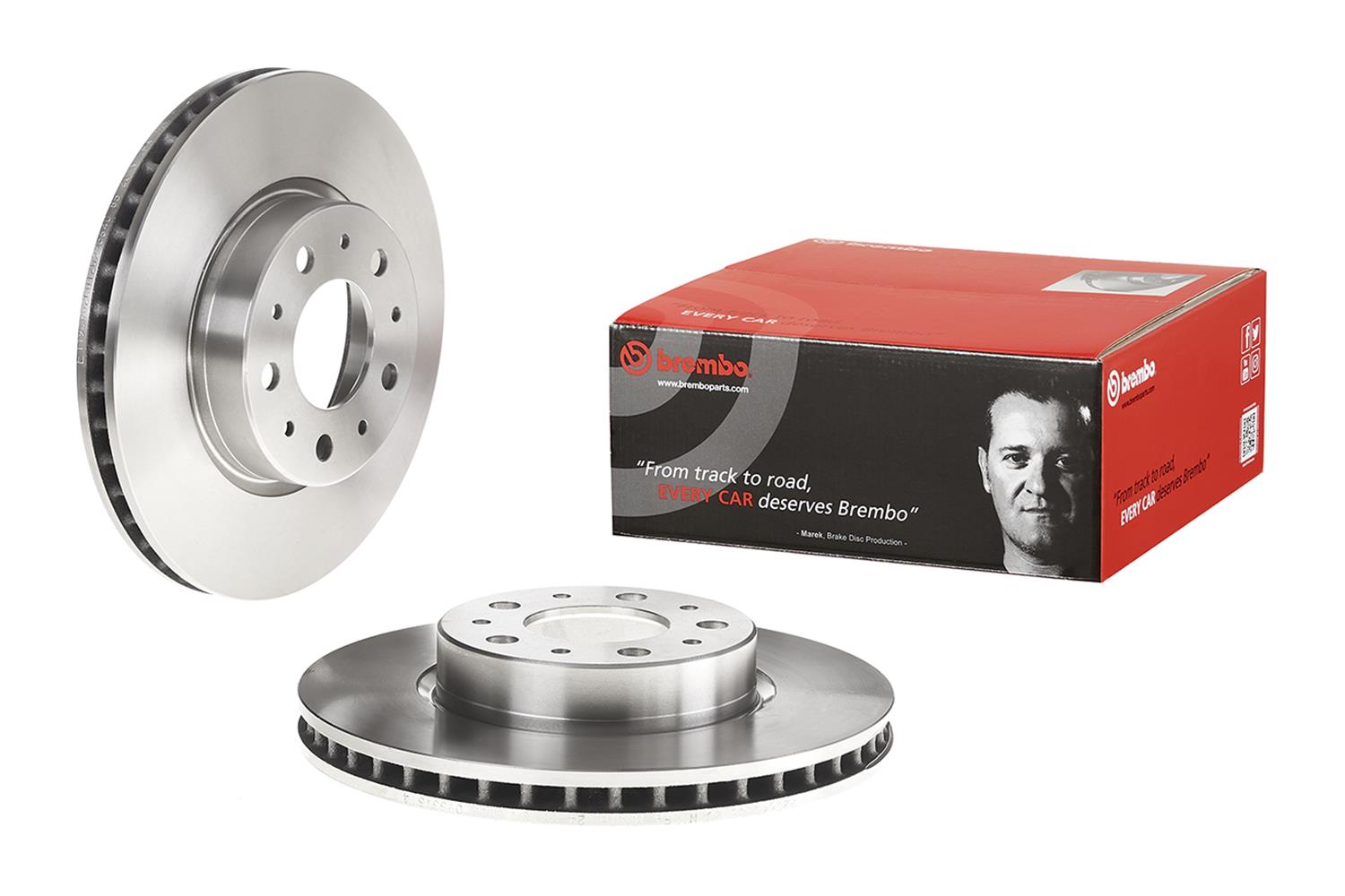Brembo Premium UV Coated Brake Rotors 09.5315.14