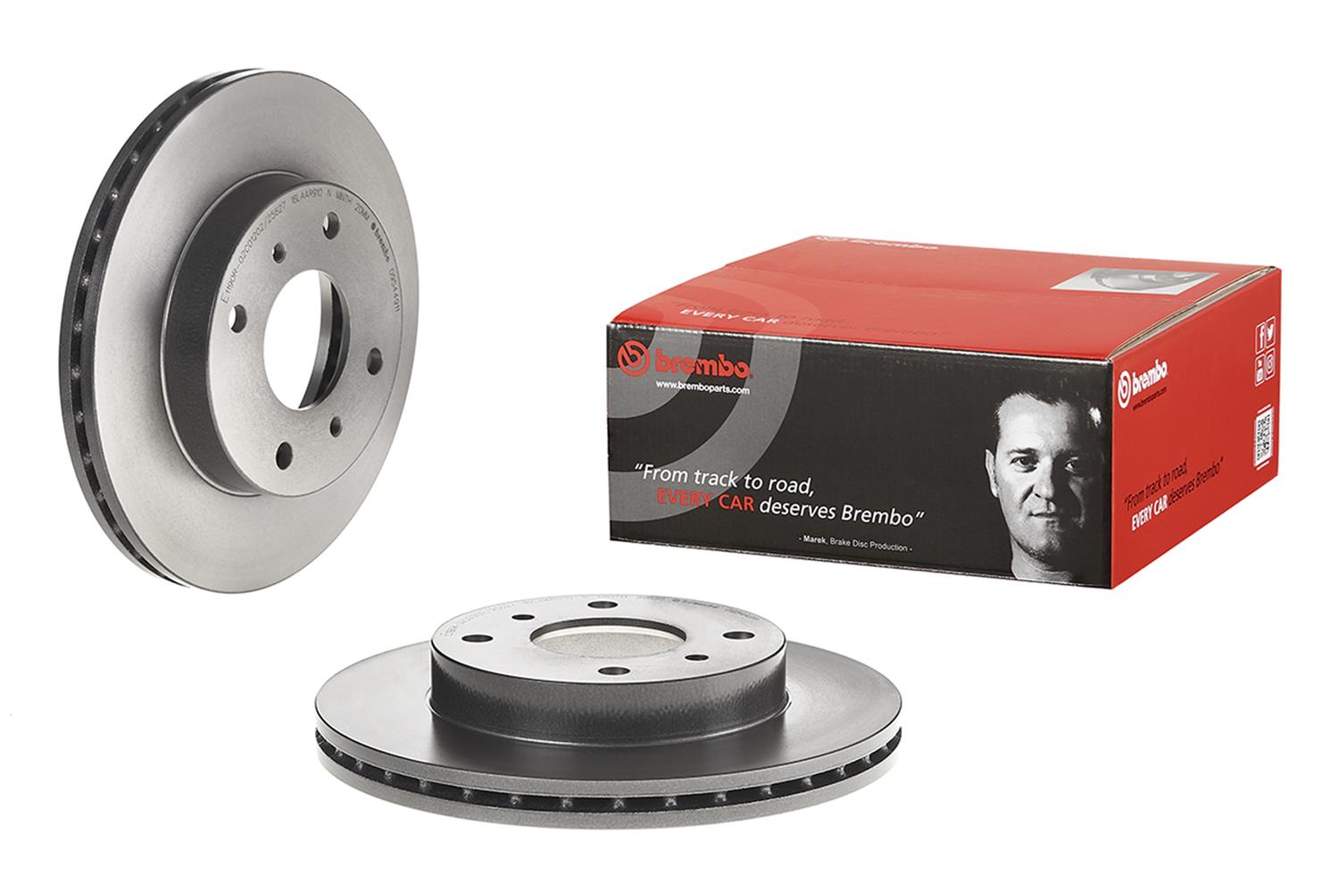 Brembo Premium UV Coated Brake Rotors 09.5449.11