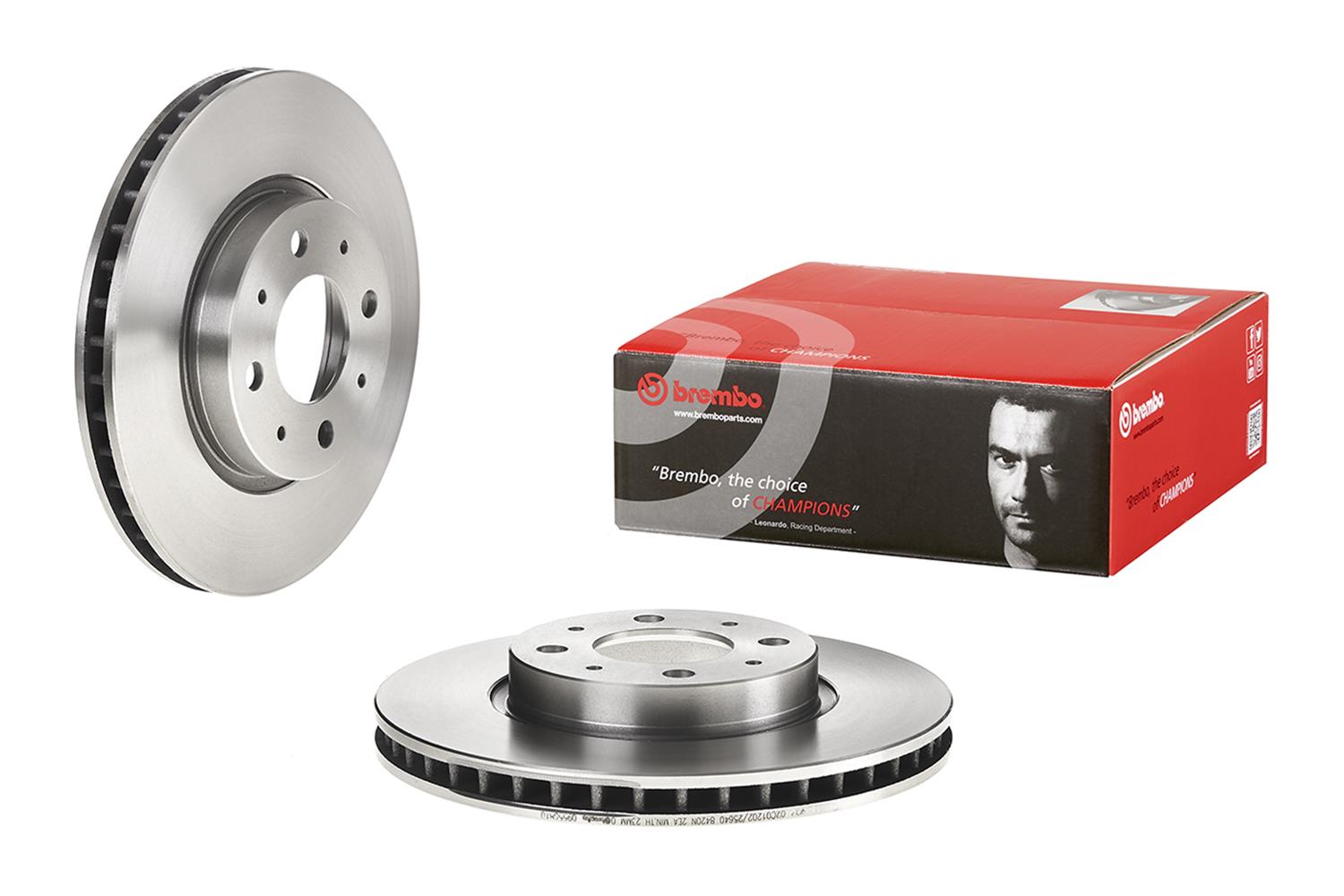 Brembo Premium UV Coated Brake Rotors 09.5568.10