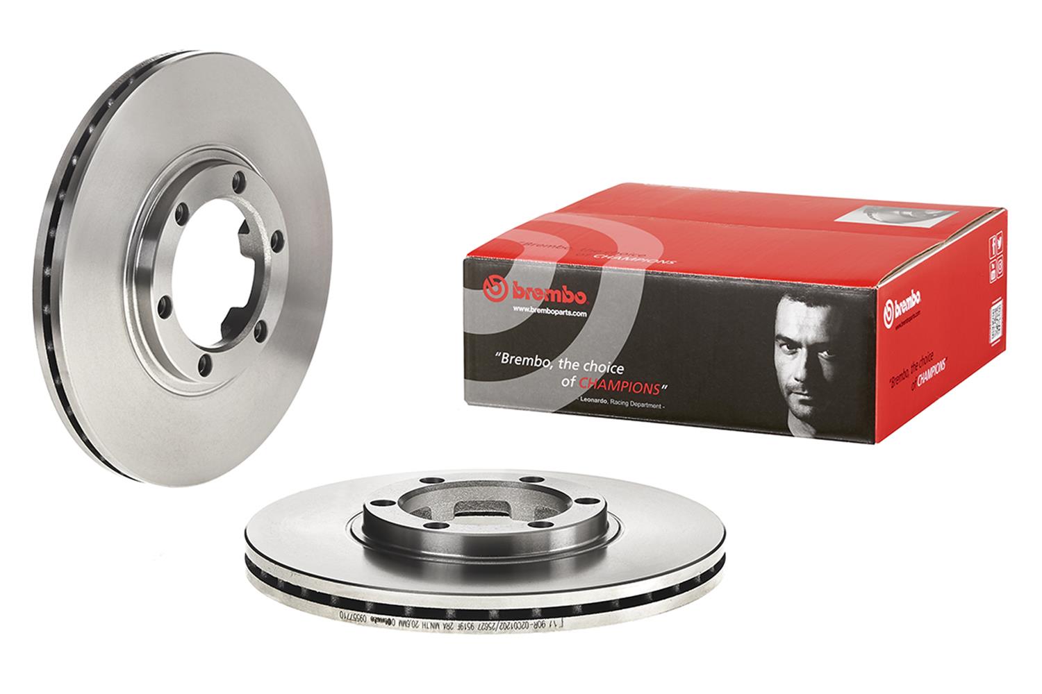 Brembo Premium UV Coated Brake Rotors 09.5577.10