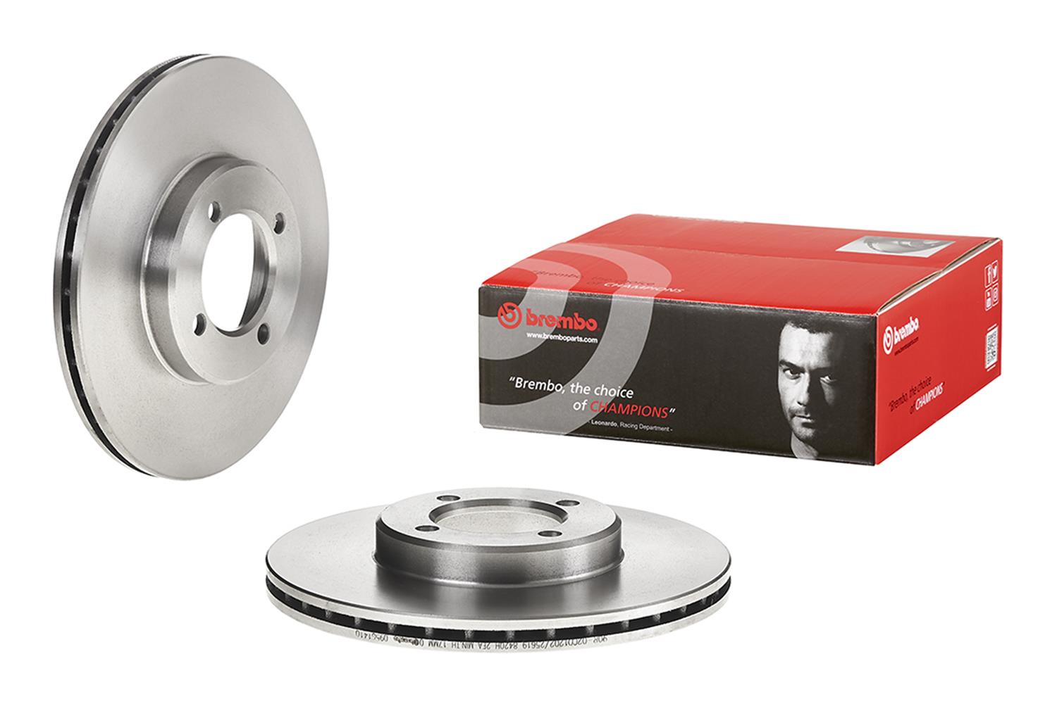 Brembo Premium UV Coated Brake Rotors 09.5614.10