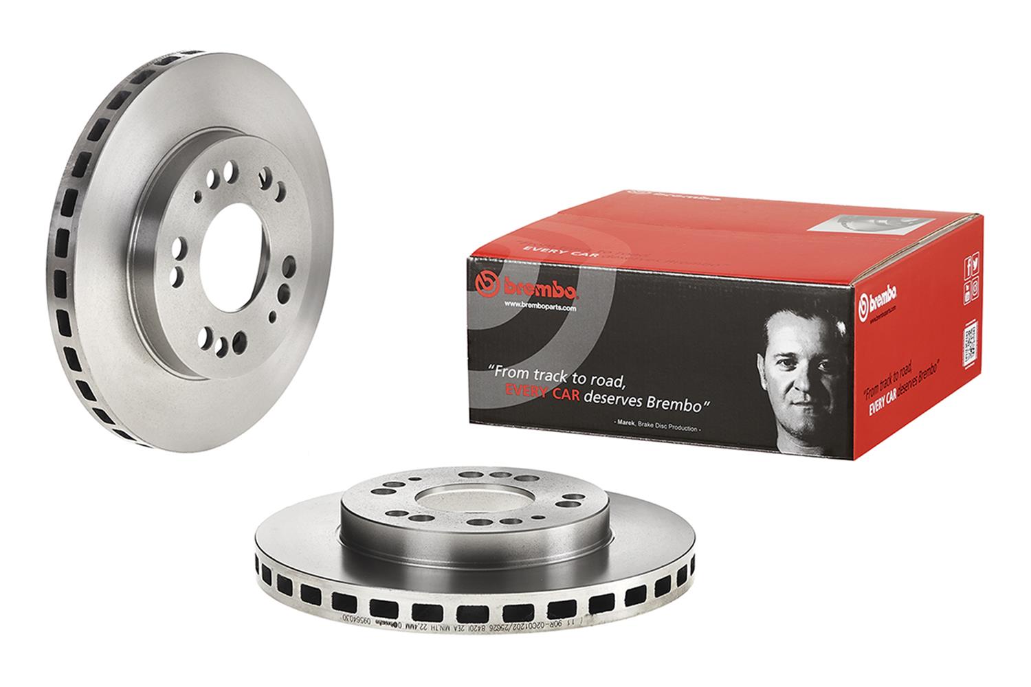 Brembo Premium UV Coated Brake Rotors 09.5640.30