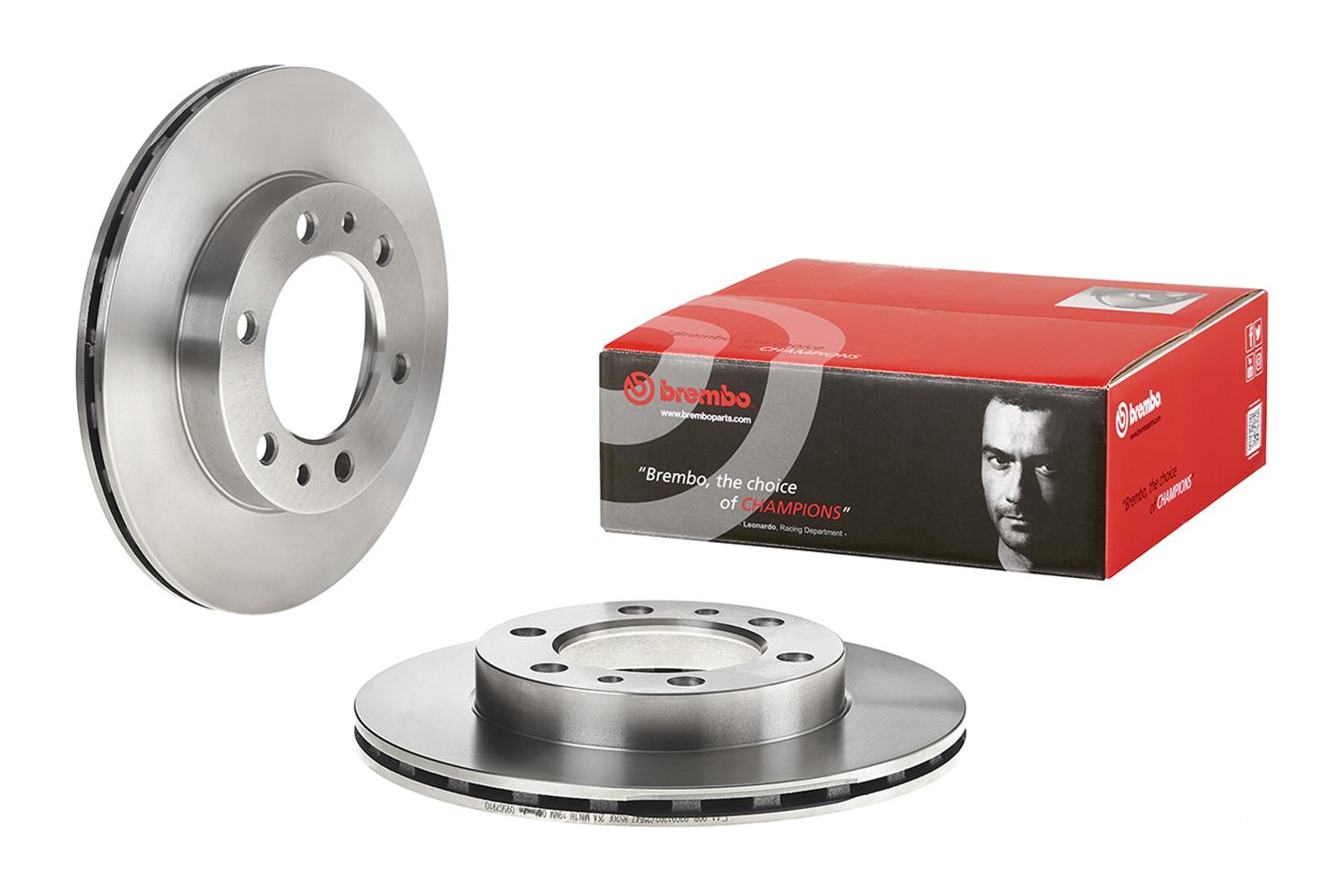 Brembo Premium UV Coated Brake Rotors 09.5679.10
