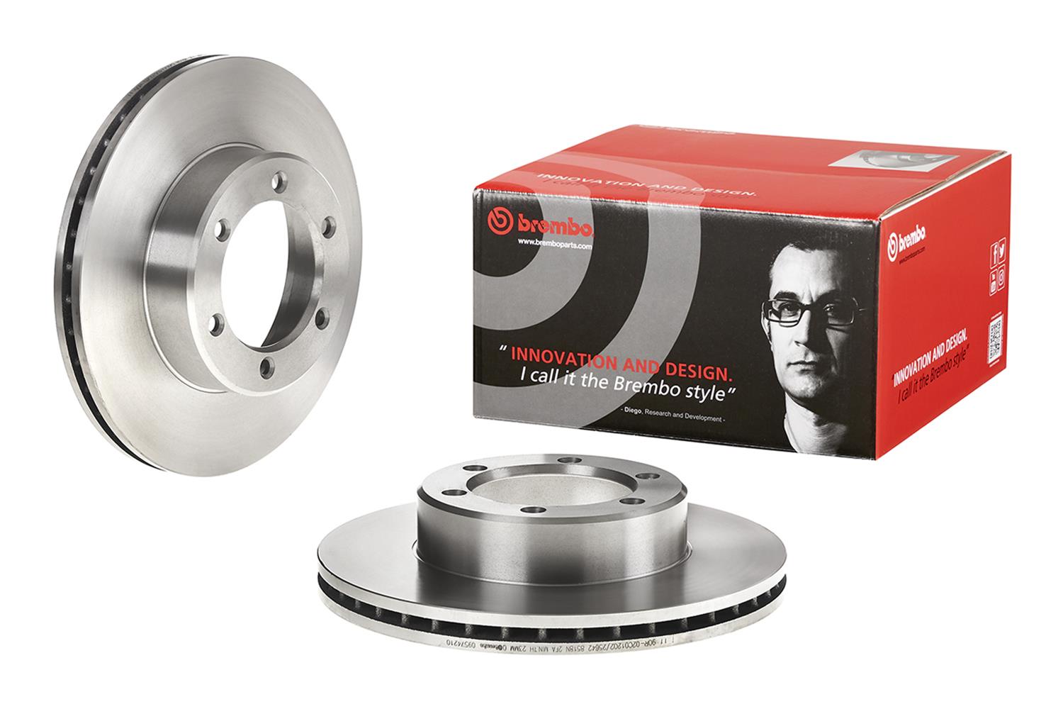Brembo Premium UV Coated Brake Rotors 09.5742.10