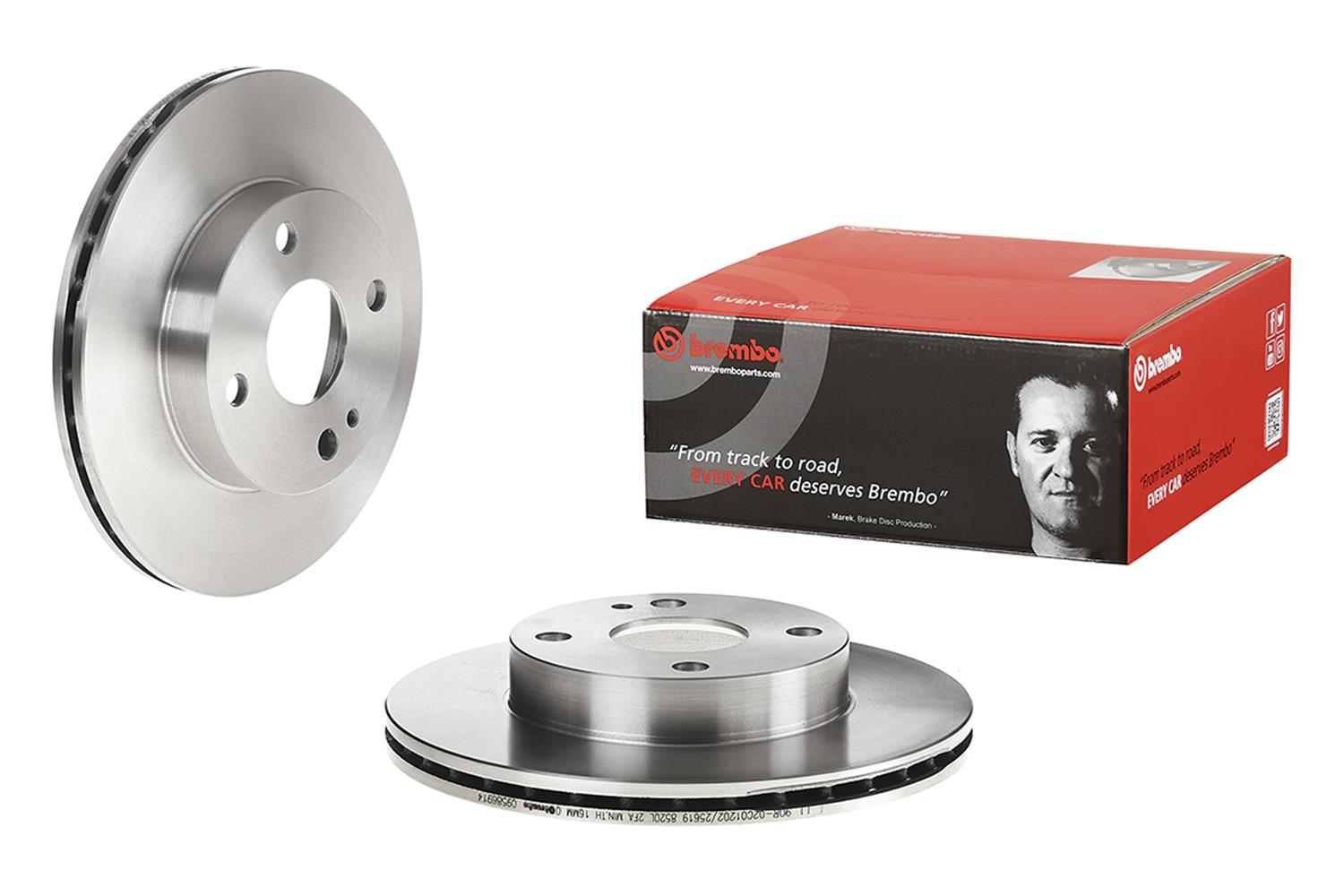 Brembo Premium UV Coated Brake Rotors 09.5869.14
