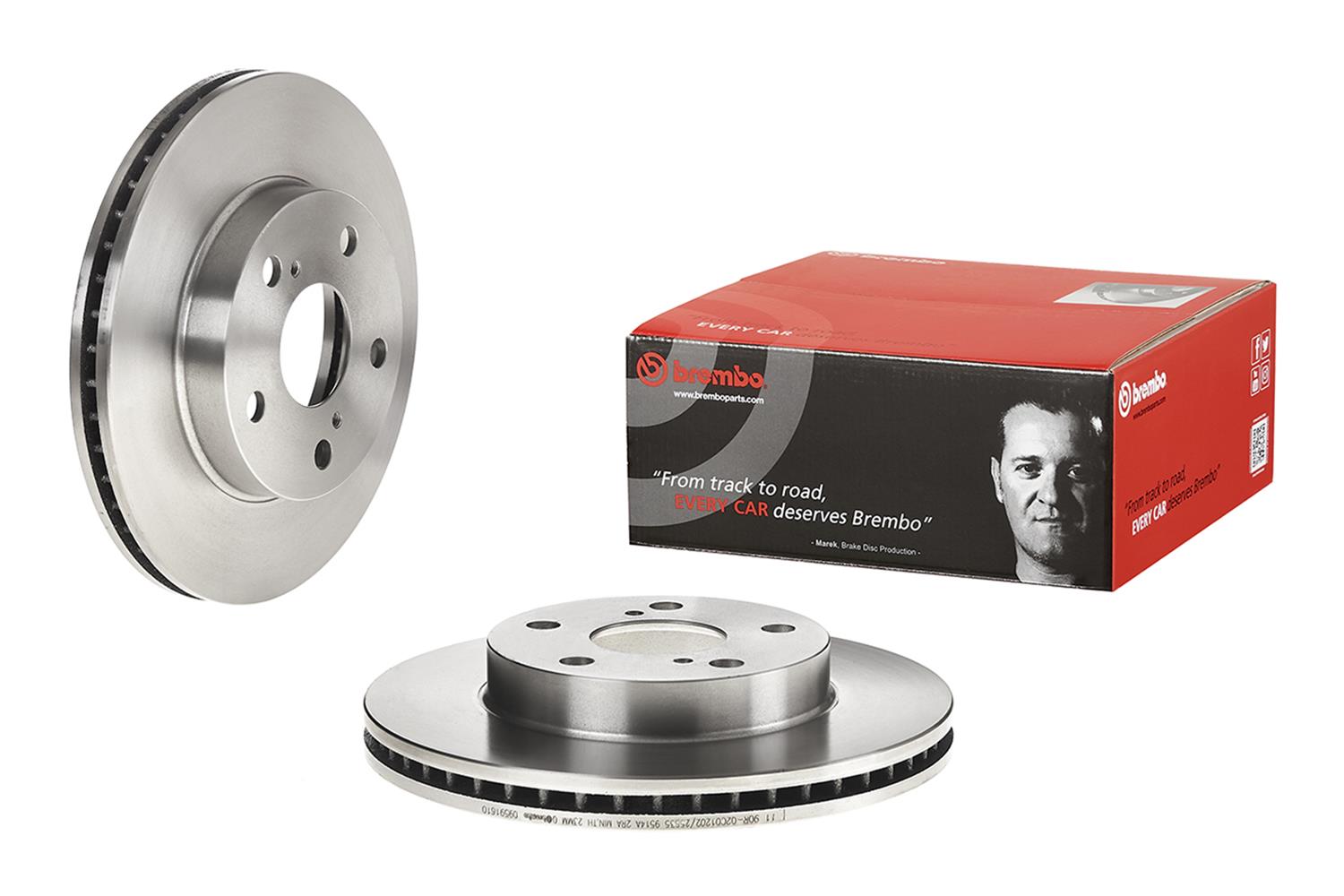 Brembo Premium UV Coated Brake Rotors 09.5916.10