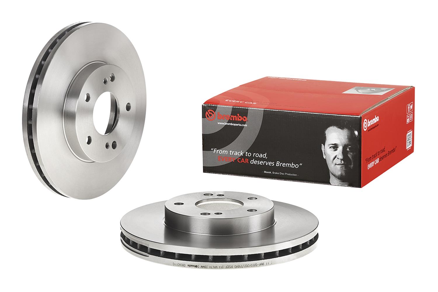 Brembo Premium UV Coated Brake Rotors 09.5931.10