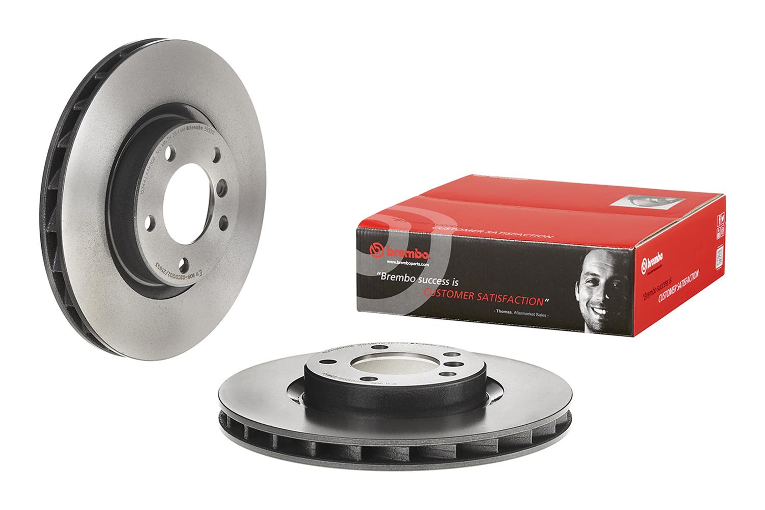 Brembo Premium UV Coated Brake Rotors 09.5935.11