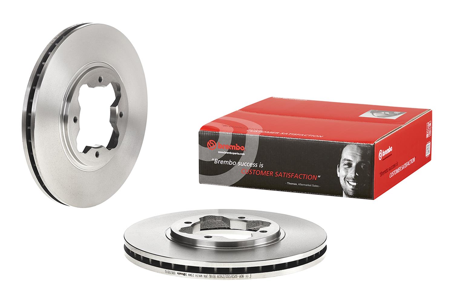 Brembo Premium UV Coated Brake Rotors 09.6726.10
