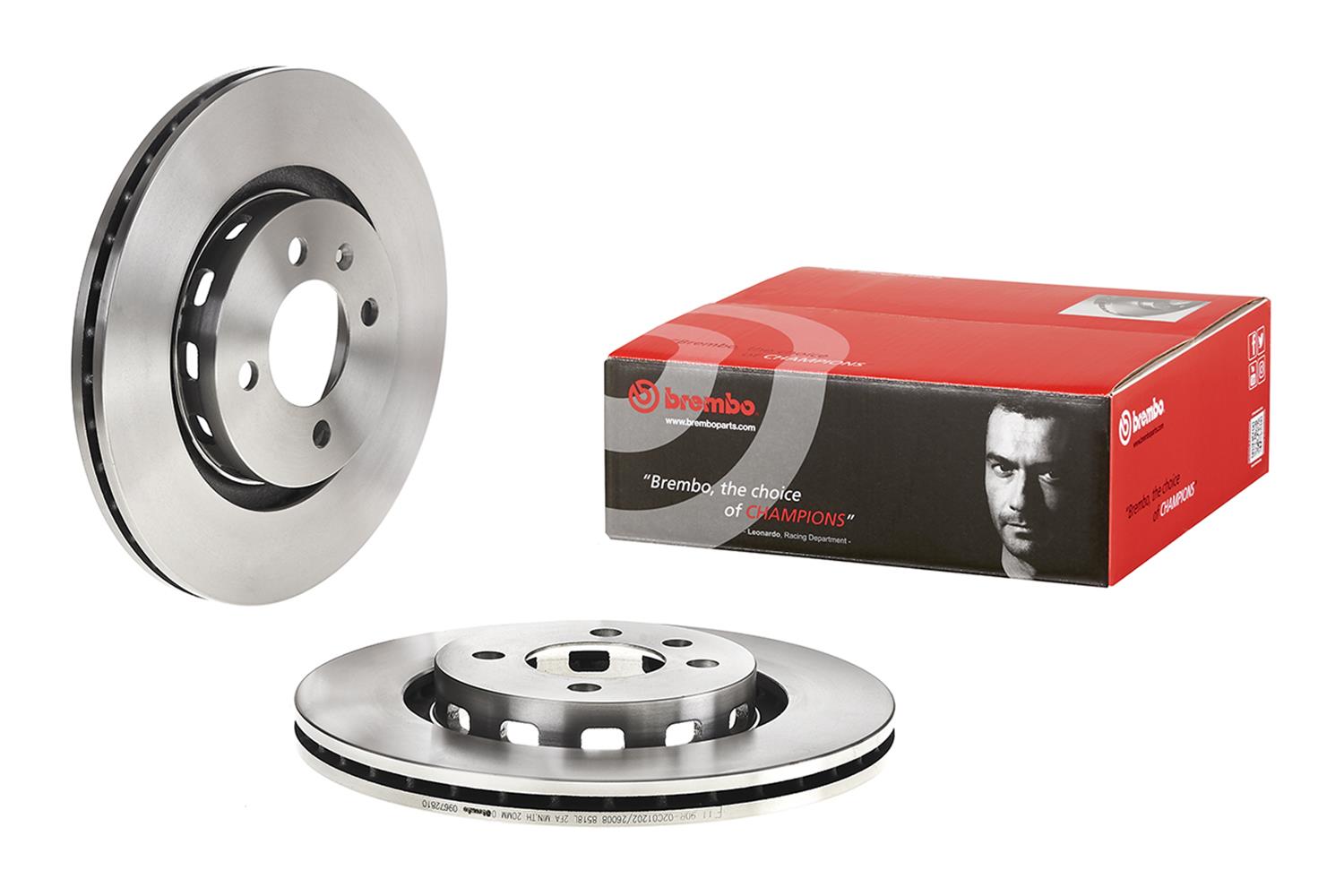 Brembo Premium UV Coated Brake Rotors 09.6728.10