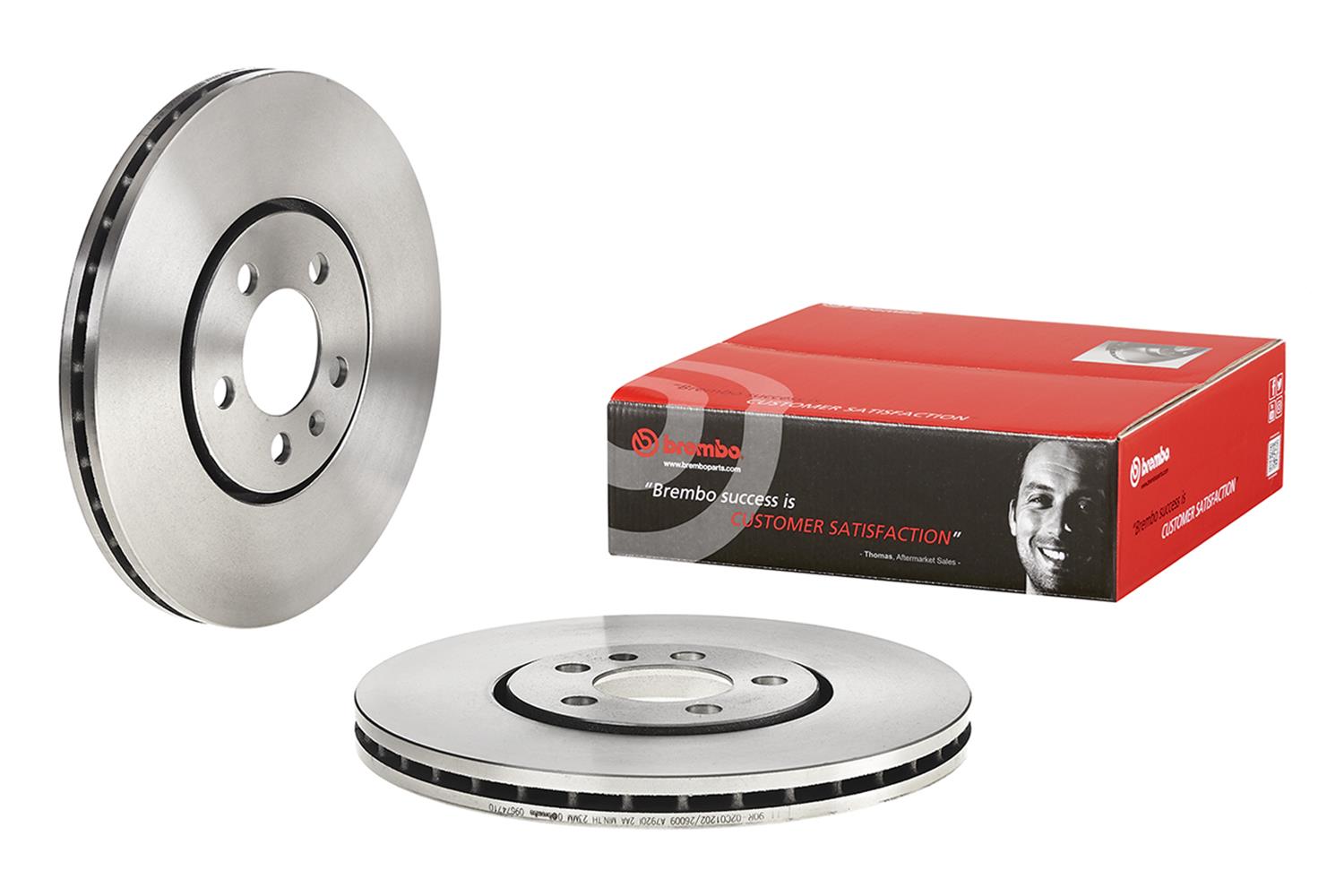 Brembo Premium UV Coated Brake Rotors 09.6747.10