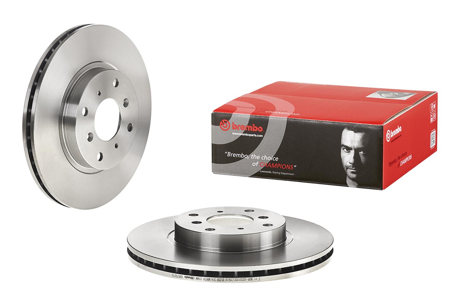Brembo Premium UV Coated Brake Rotors 09.6752.10