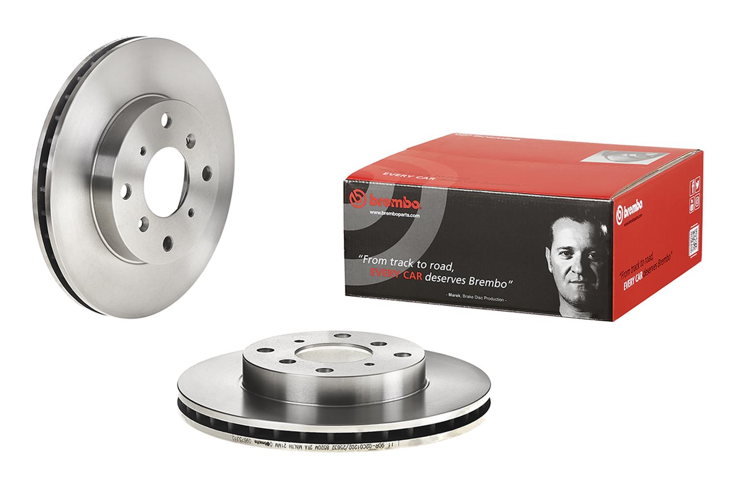 Brembo Premium UV Coated Brake Rotors 09.6753.10