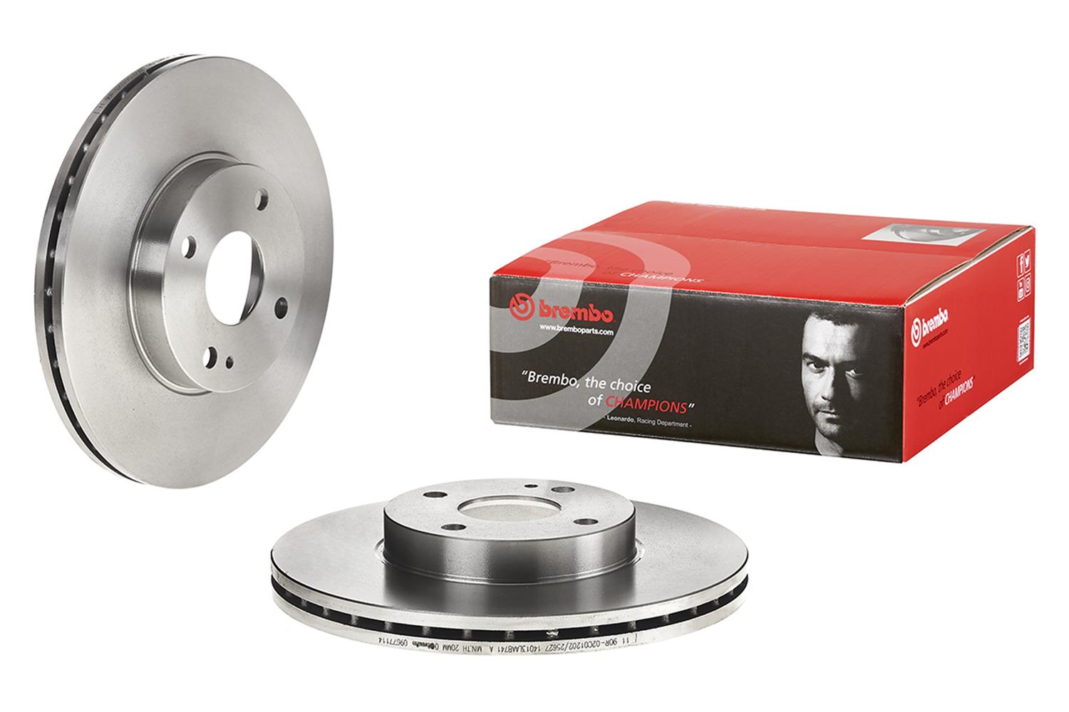 Brembo Premium UV Coated Brake Rotors 09.6771.14