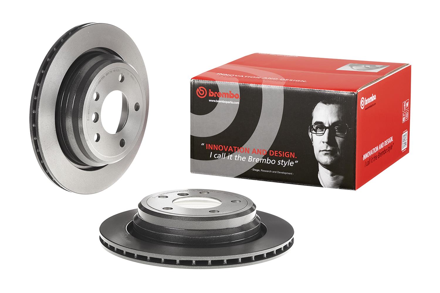 Brembo Premium UV Coated Brake Rotors 09.6841.11