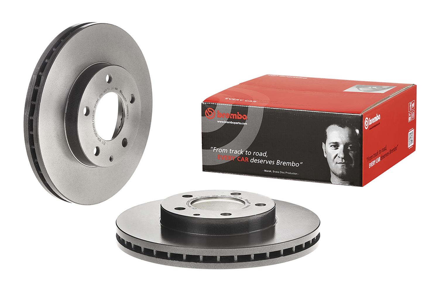 Brembo Premium UV Coated Brake Rotors 09.6863.11
