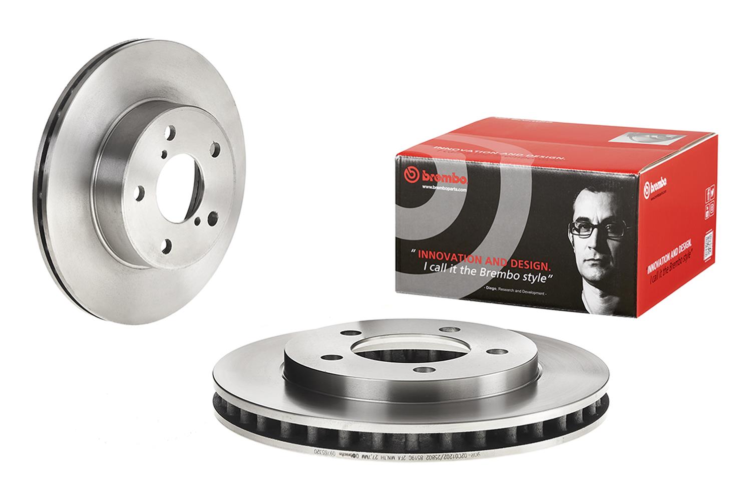 Brembo Premium UV Coated Brake Rotors 09.6877.10