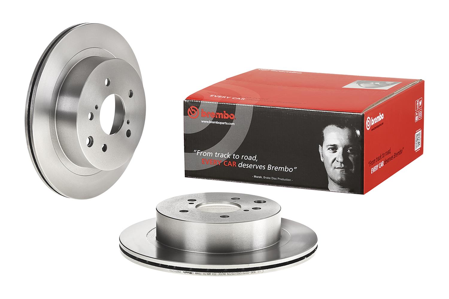 Brembo Premium UV Coated Brake Rotors 09.6912.10