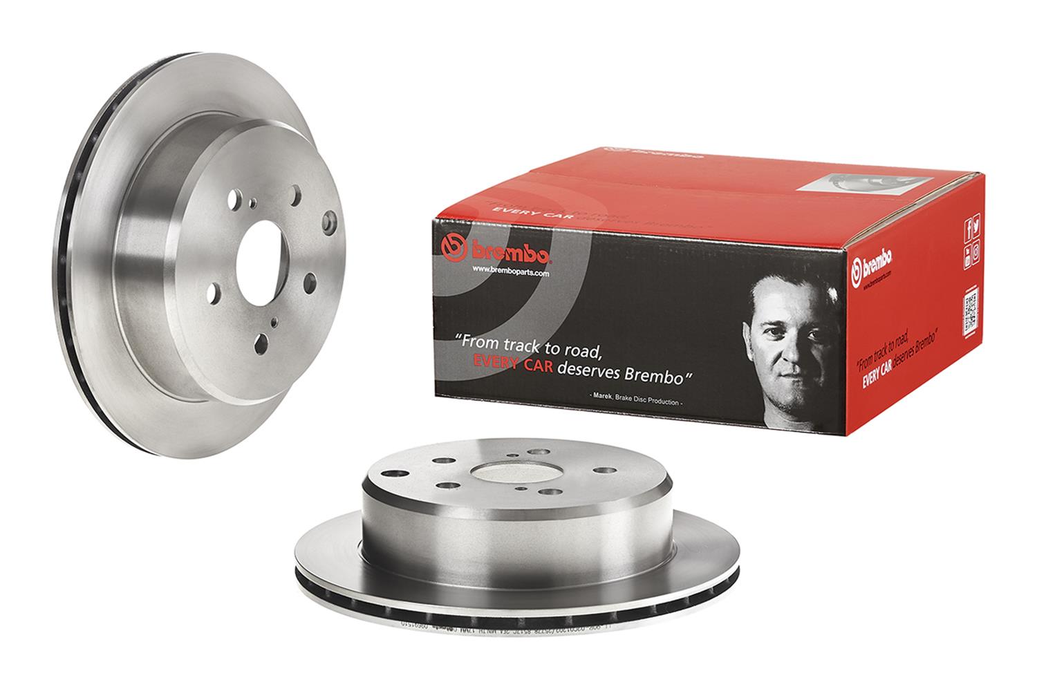 Brembo Premium UV Coated Brake Rotors 09.6915.10