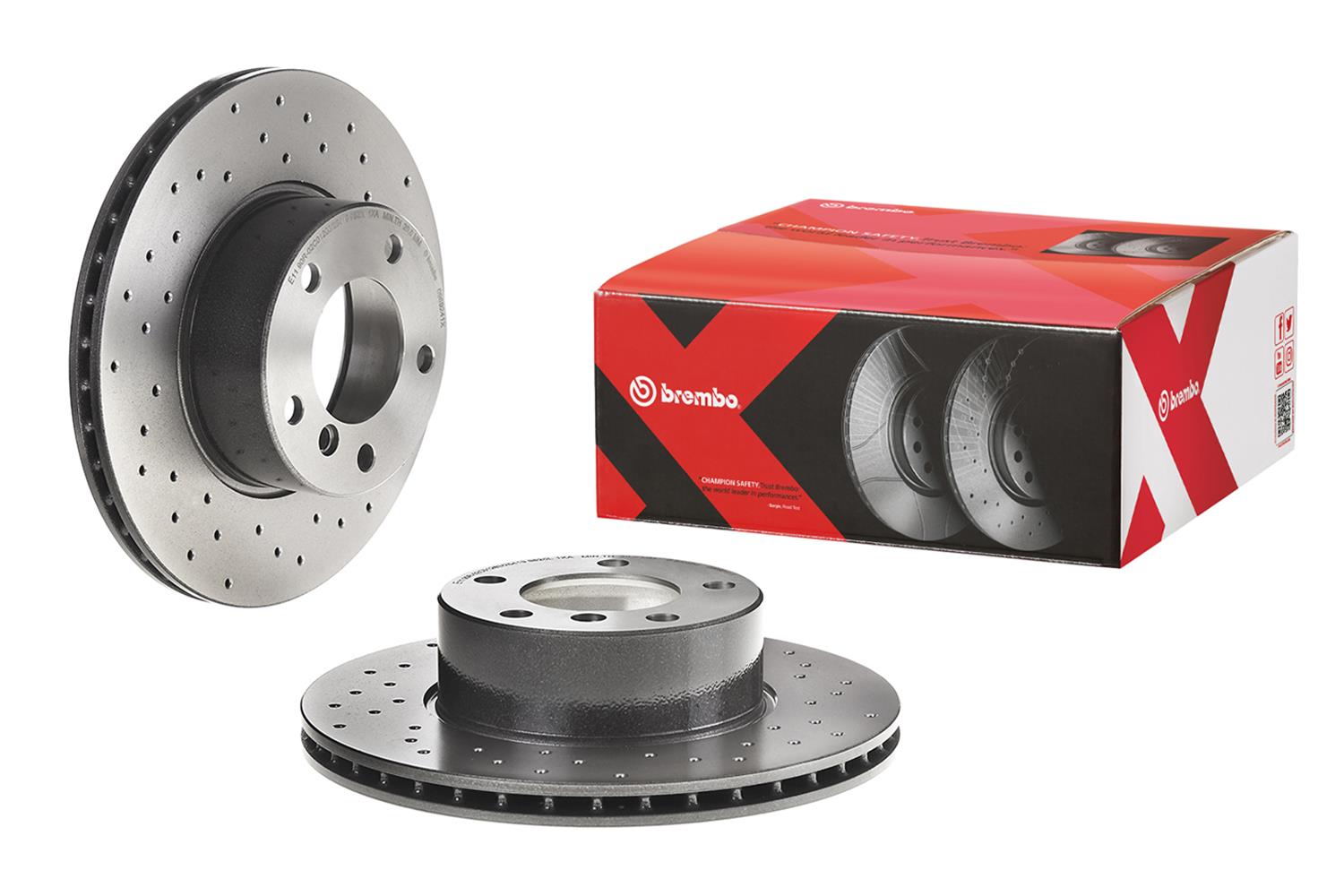 Brembo Disc Brake Pad and Rotor Kits KTX0168