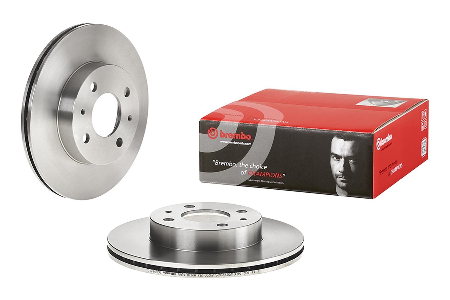 Brembo Premium UV Coated Brake Rotors 09.6942.10
