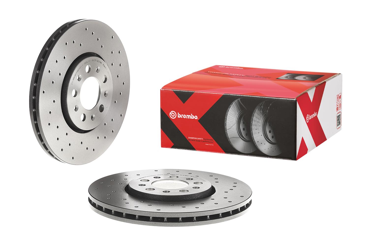 Brembo Disc Brake Pad and Rotor Kits KTX0154