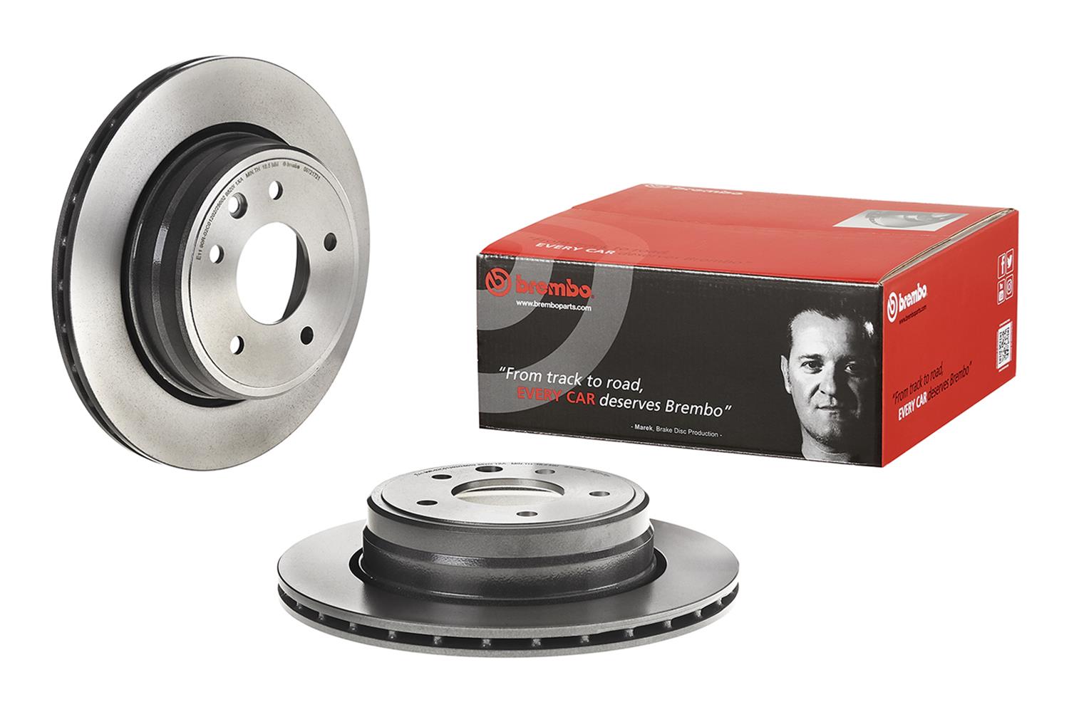 Brembo Premium UV Coated Brake Rotors 09.7217.21