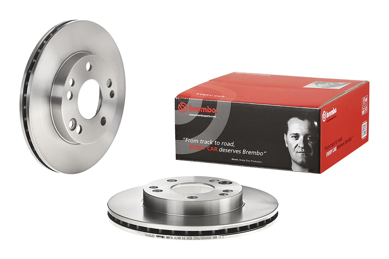 Brembo Premium UV Coated Brake Rotors 09.7291.20