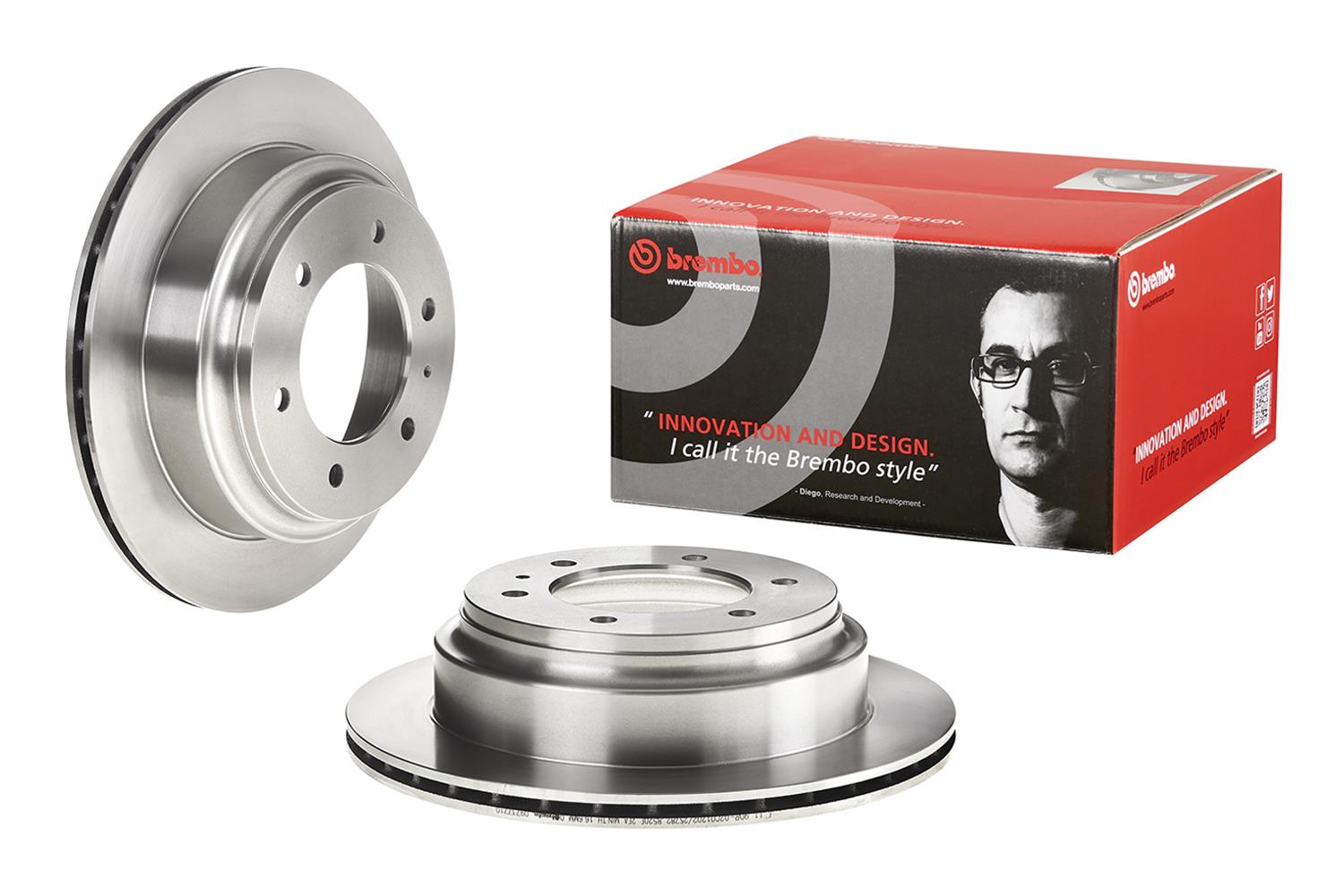 Brembo Premium UV Coated Brake Rotors 09.7377.10
