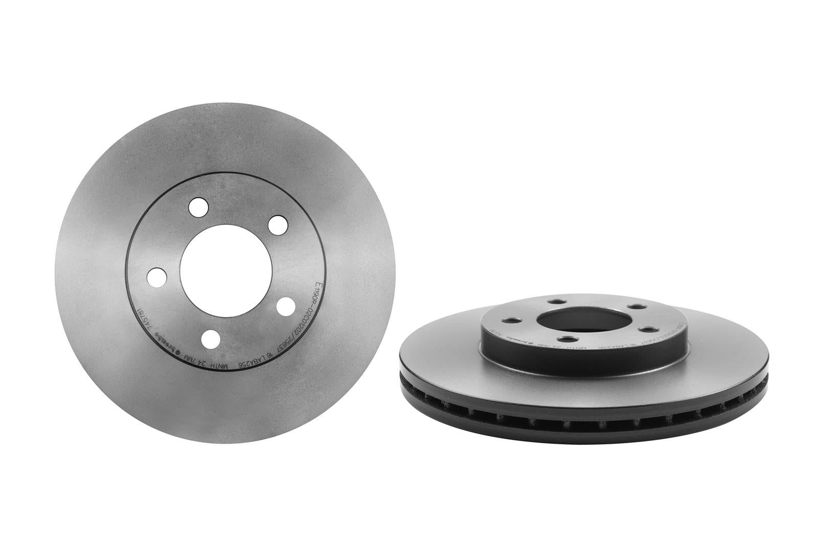 Brembo Premium UV Coated Brake Rotors 09.7457.81