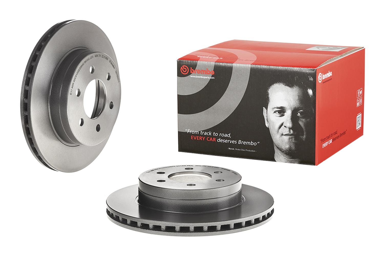 Brembo Premium UV Coated Brake Rotors 09.7650.11