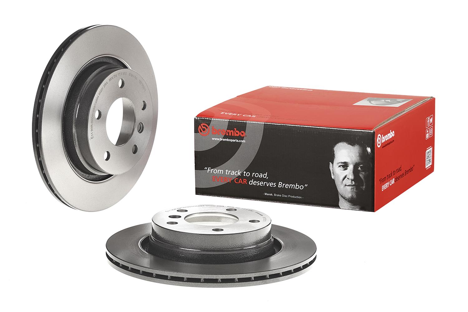 Brembo Premium UV Coated Brake Rotors 09.7702.11