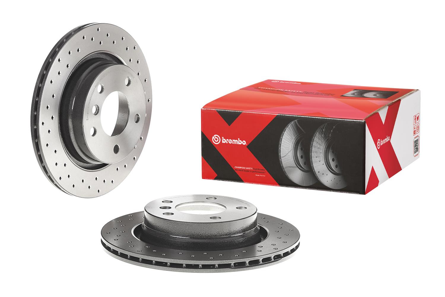 Brembo Premium UV Coated Brake Rotors 09.7702.1X