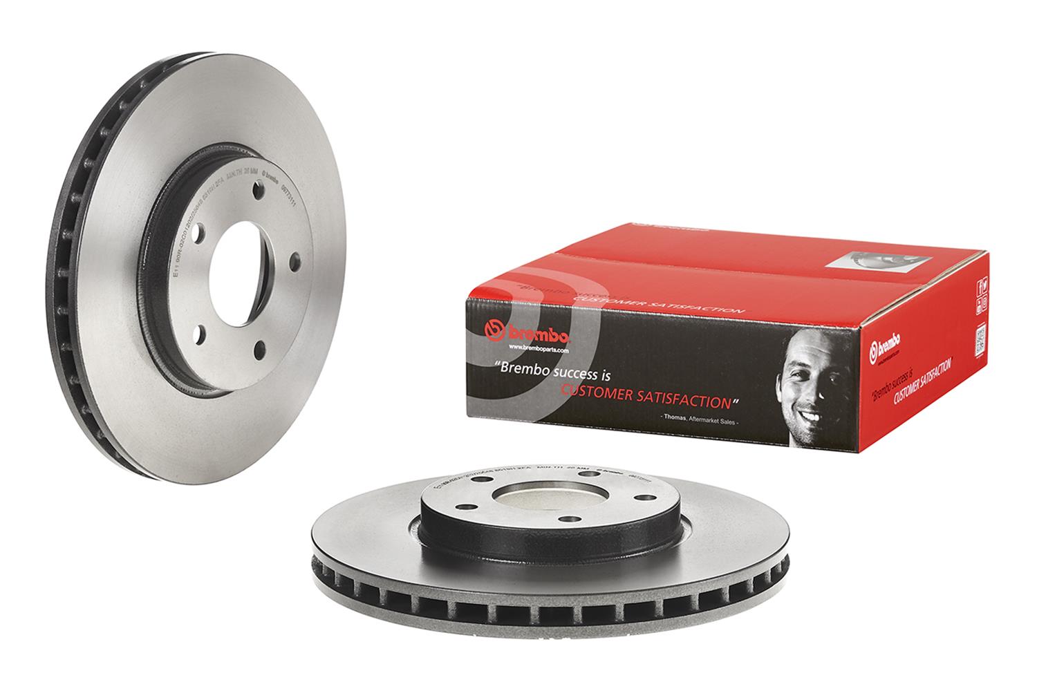 Brembo Premium UV Coated Brake Rotors 09.7731.11