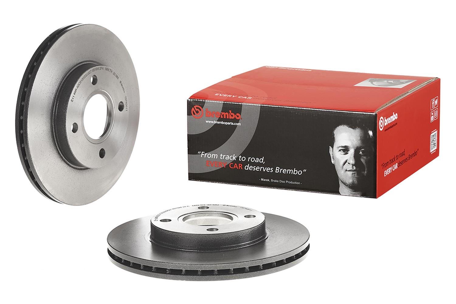 Brembo Premium UV Coated Brake Rotors 09.7806.11