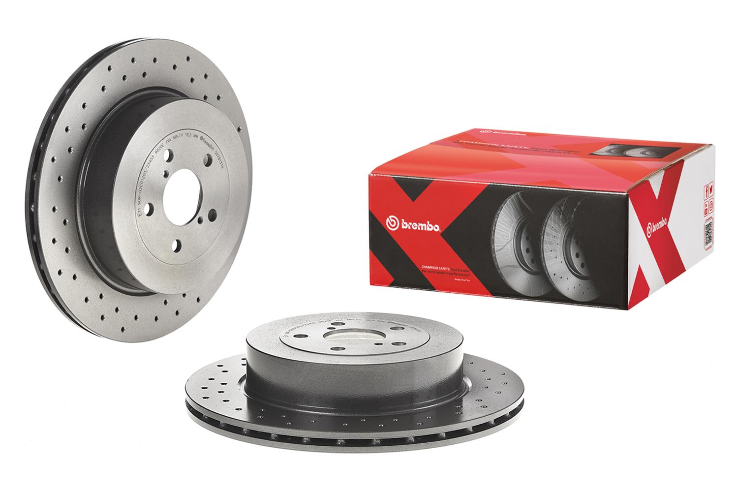 Brembo Disc Brake Pad and Rotor Kits KTX0023